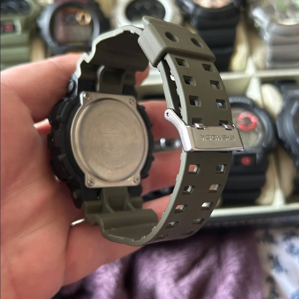 Casio G-Shock military Green and Black Watch - Picture 5 of 6